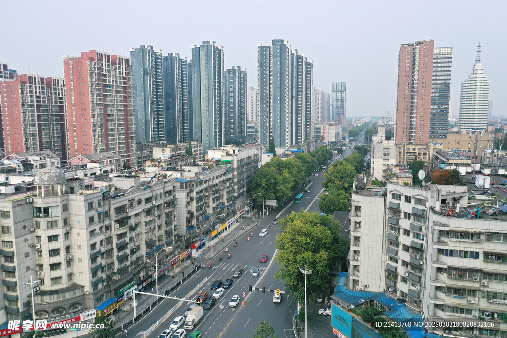 城市建筑全景
