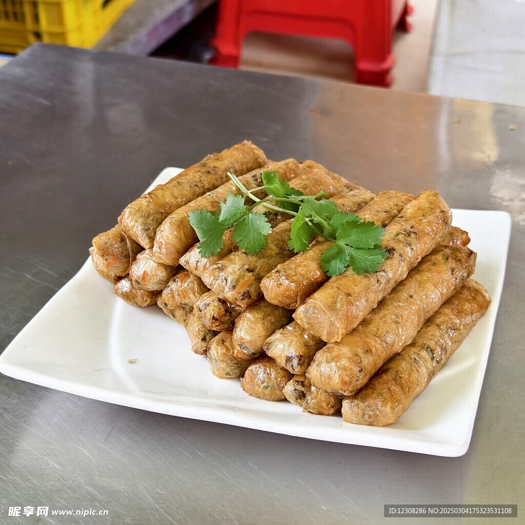 香菜春卷