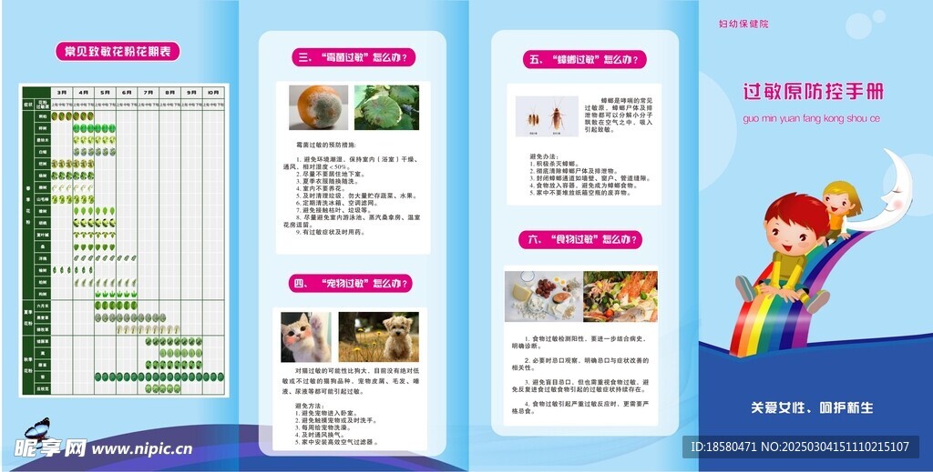 过敏原折页