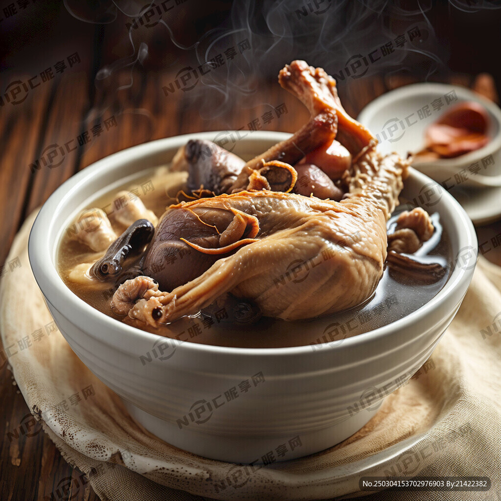 人参乳鸽鸡炖汤料 白钵装清亮汤