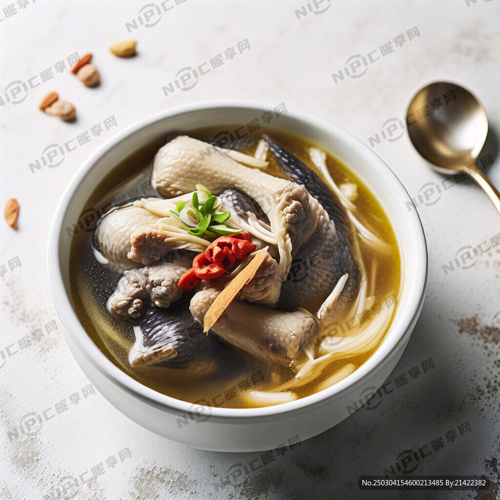 天麻乌鸡炖汤料 葱花段