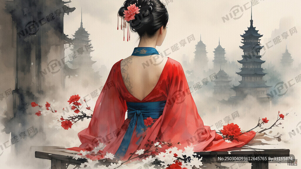 38妇女节古风海报