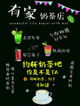 奶茶店装饰画