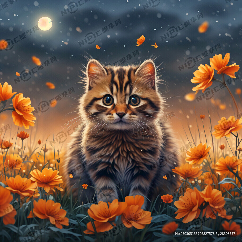 惊蛰 唯美 狸花猫