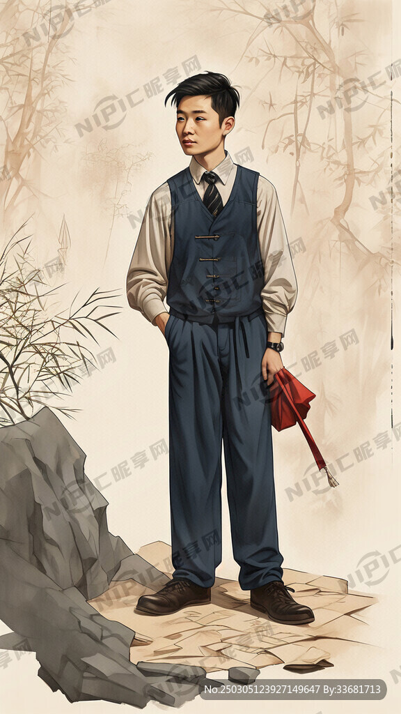 男子摸样  职业形象 年轻人