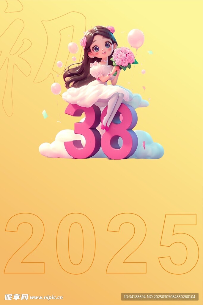 38妇女节素材