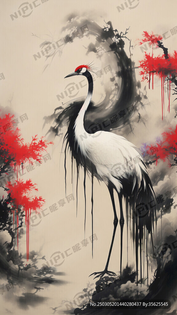 制作一幅中式国画 适合长吊顶的