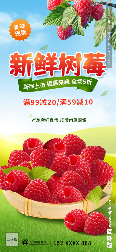 树莓海报