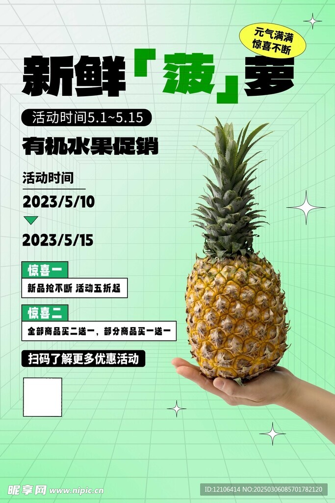 菠萝海报
