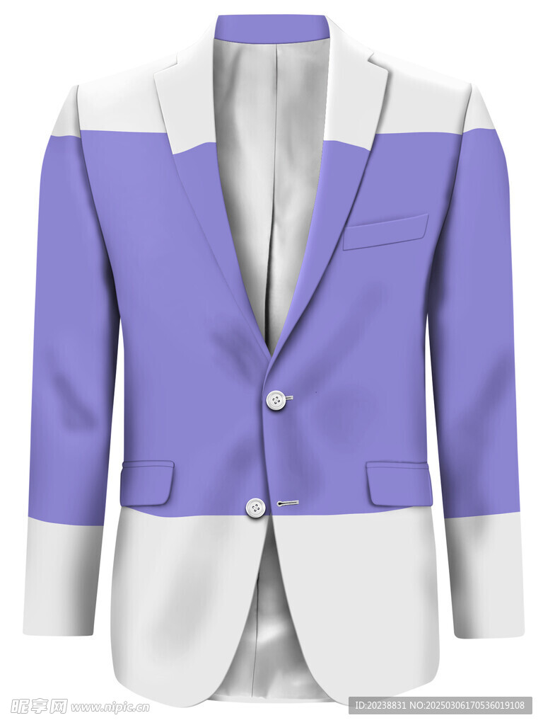 西服样机正面