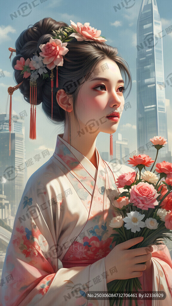 妇女节朋友圈海报 没有人有花