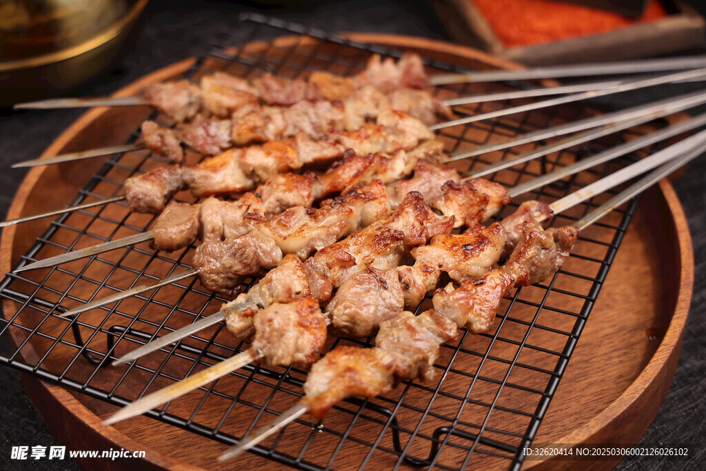 烤羊肉串 牛肉串