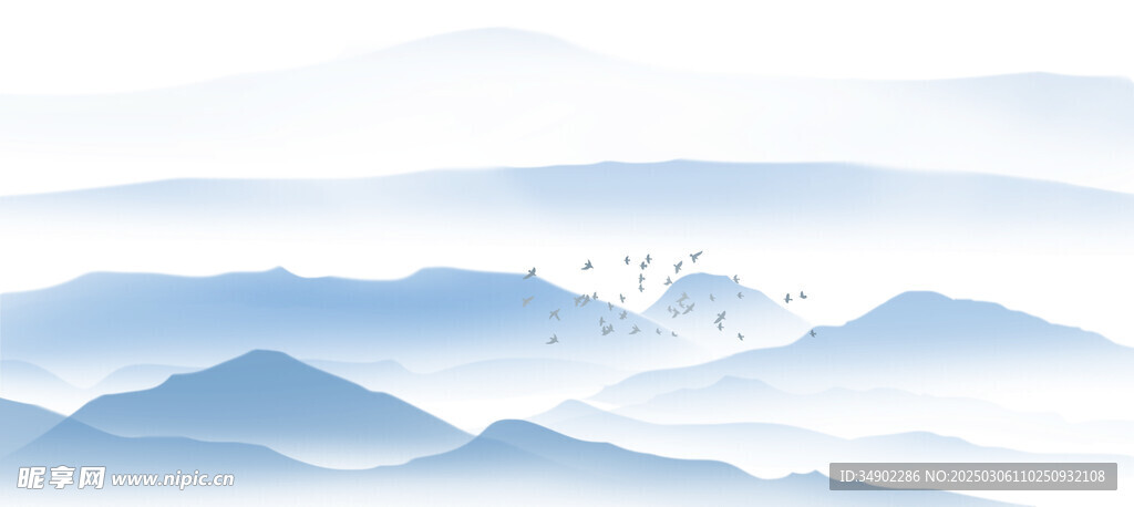 水墨山水背景