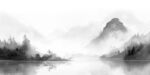 山水背景