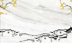 水墨画山水情背景墙