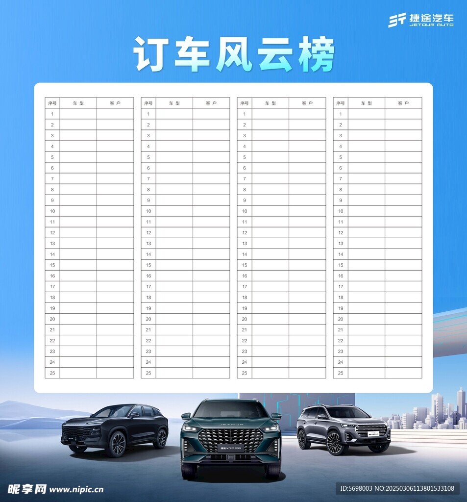 订车风云榜