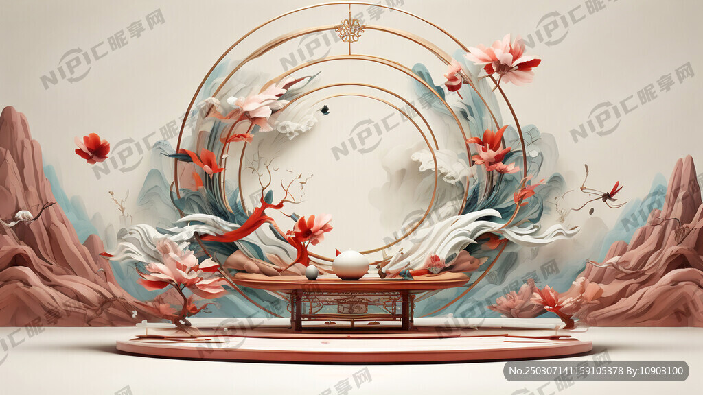 健康、大气、背景、新中式、调理