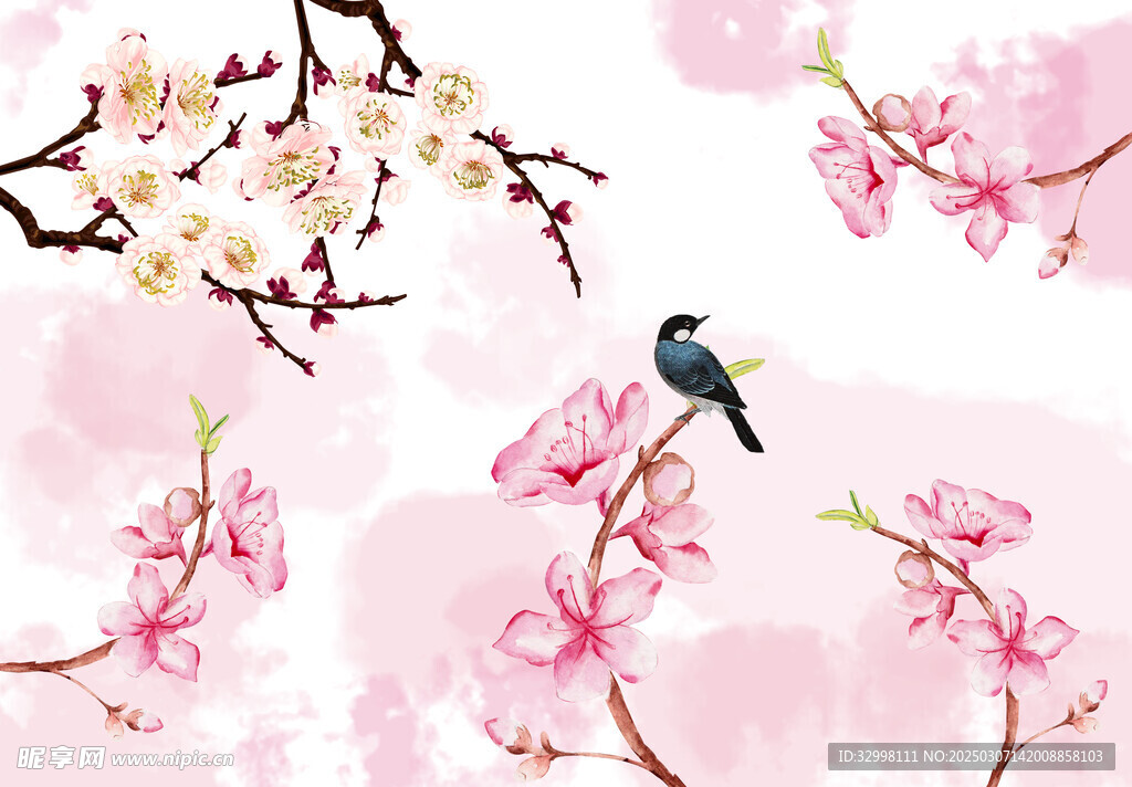 桃花素材