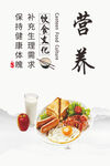 营养  饮食文化展板