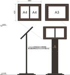 地产展示架资料架矢量源文件