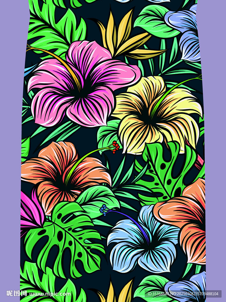 热带花