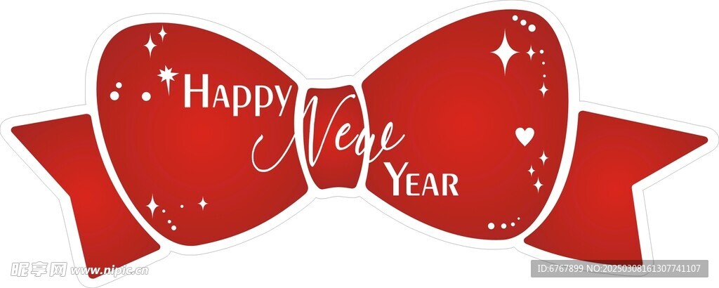 新年蝴蝶结