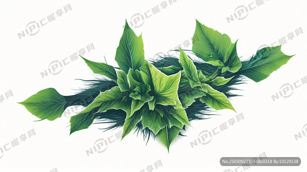 鱼腥草为象征符号的版画