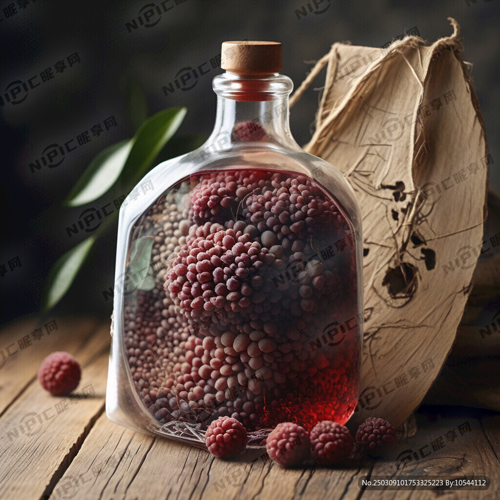 杨梅酒标签