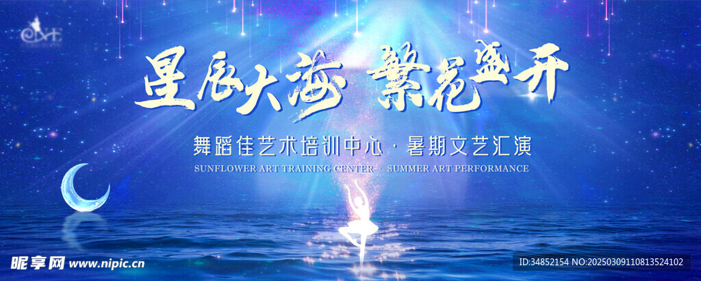 舞蹈幕布 星辰大海