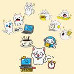 白猫插图