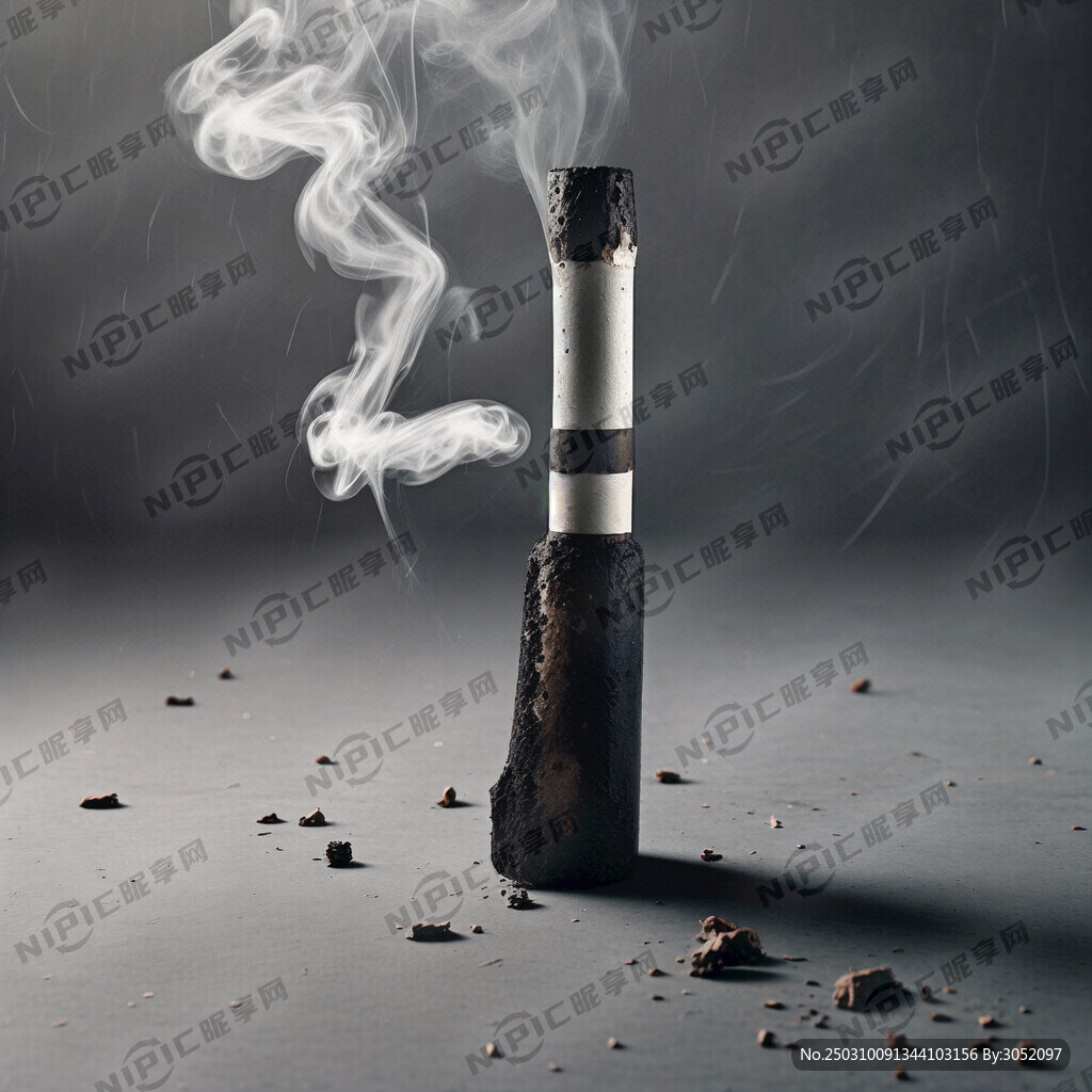 掐灭烟头