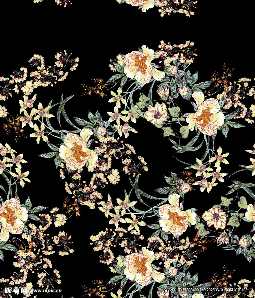 手绘花