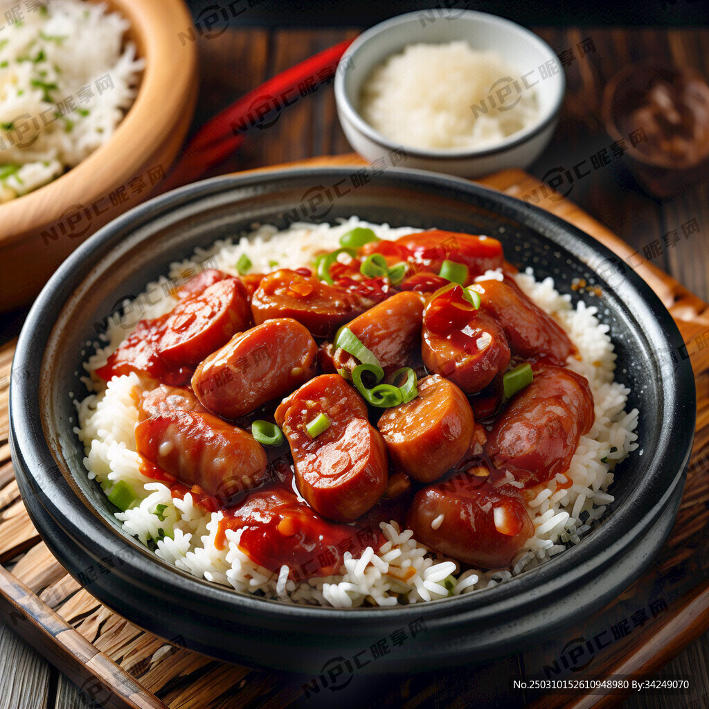 广式腊肠煲仔饭