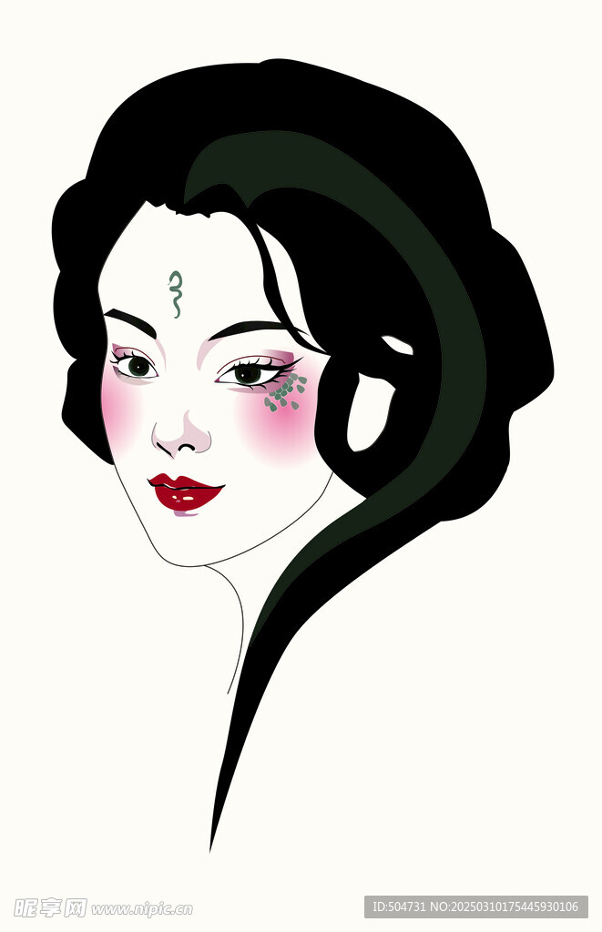 手绘青蛇