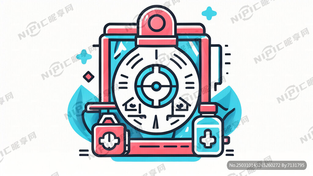 设计一个应急救护公益学堂的图标