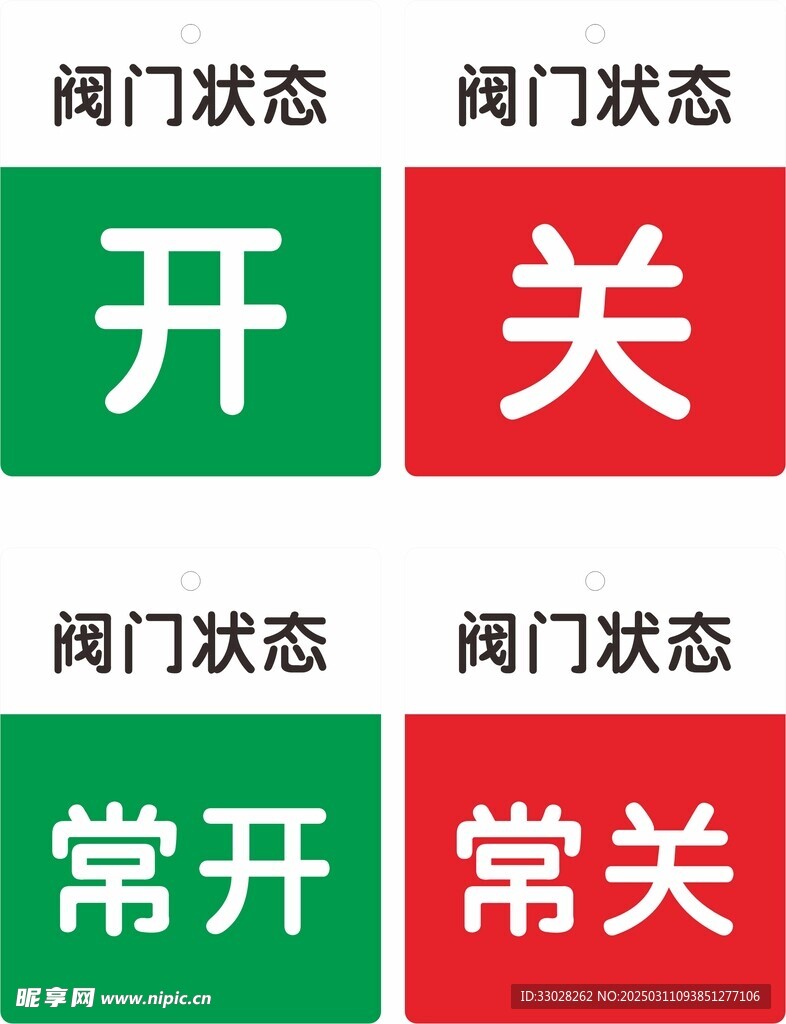 阀门状态