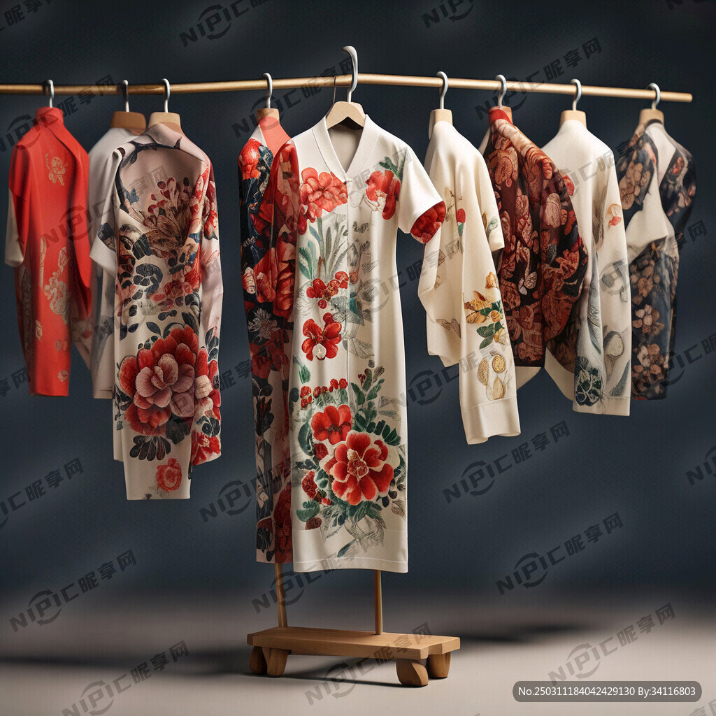 帮我设计一个女士衣服挂在移动货