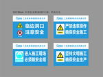 工地临边洞口警示牌