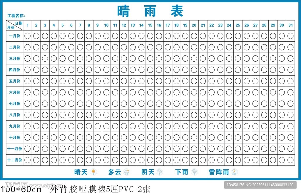 工地晴雨表