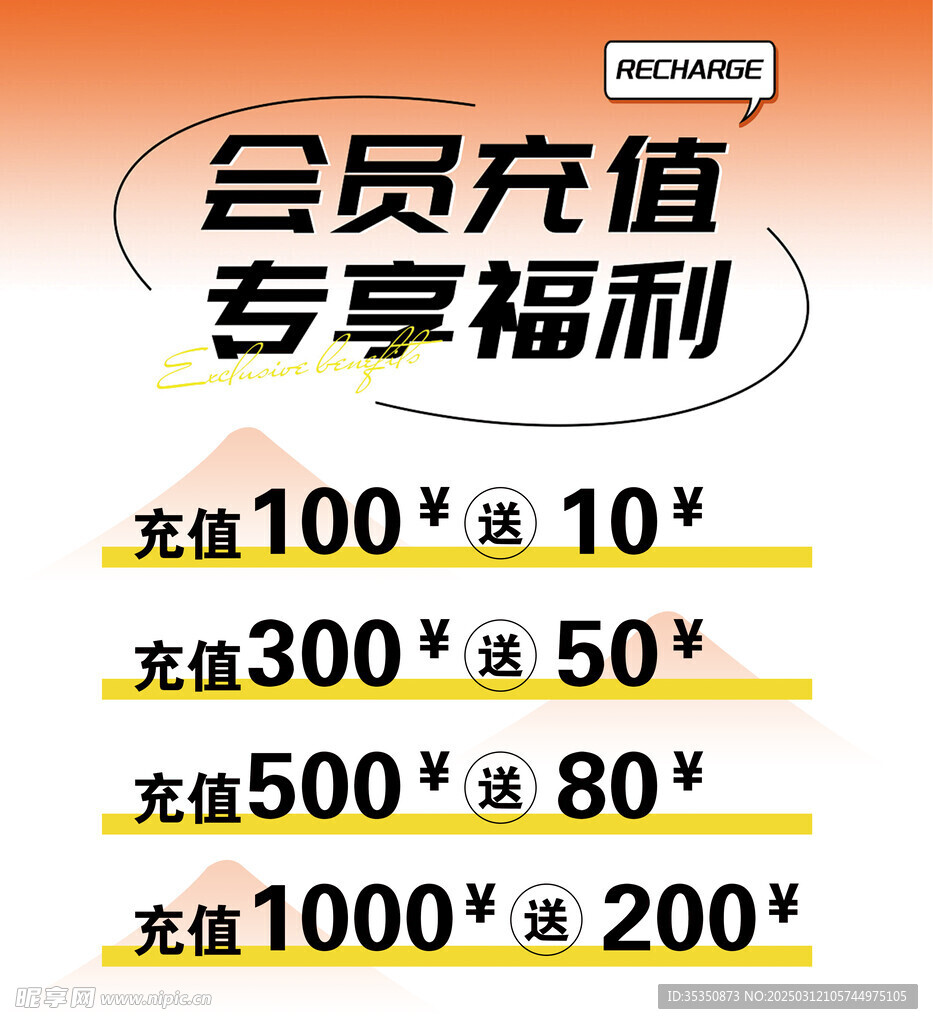 会员充值