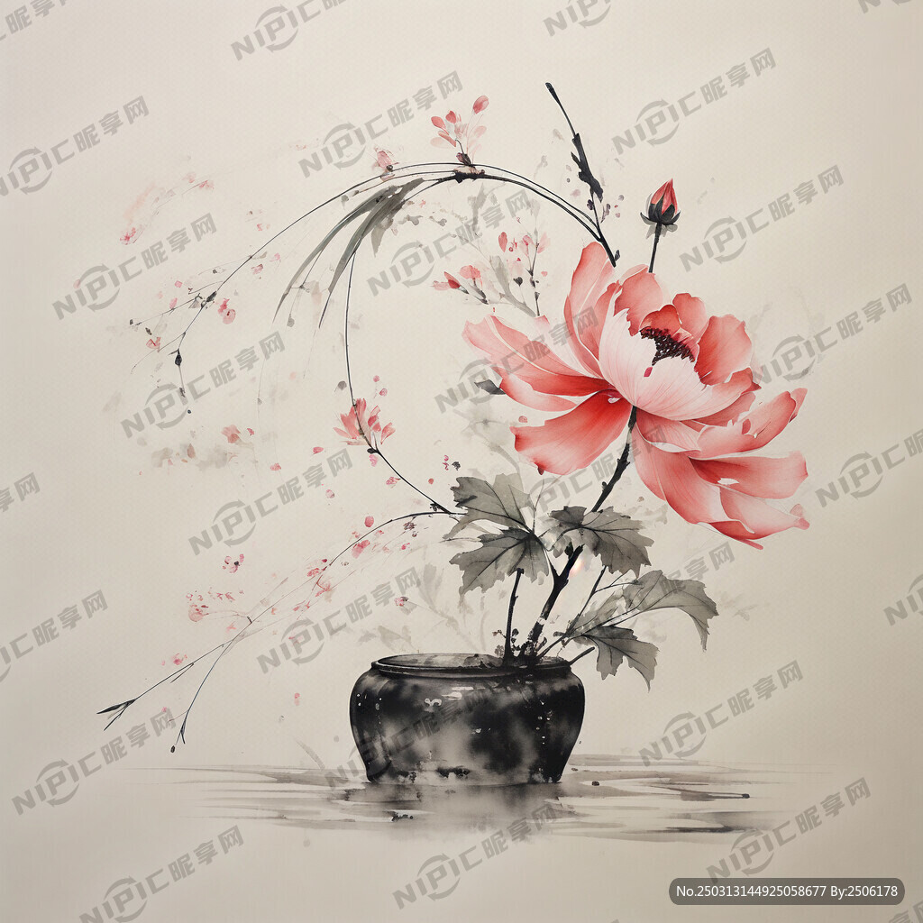 古风 花叶  静态