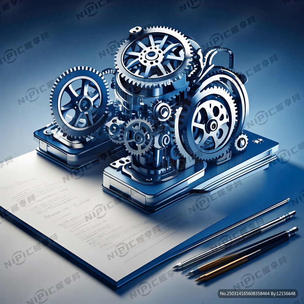 公司名称恒瑞驰 、色调蓝色