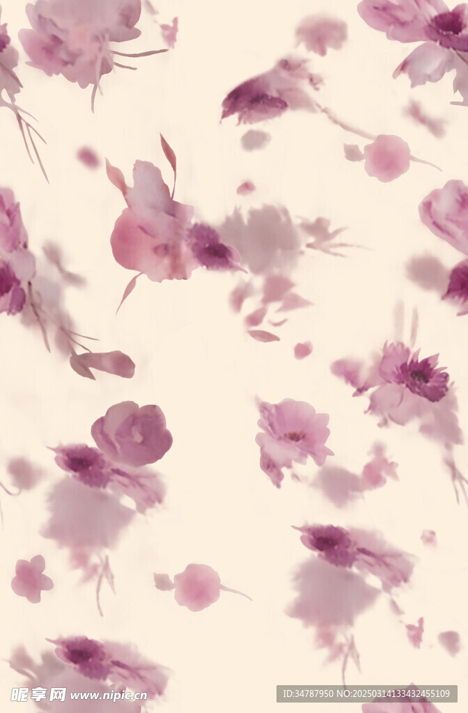 粉色花