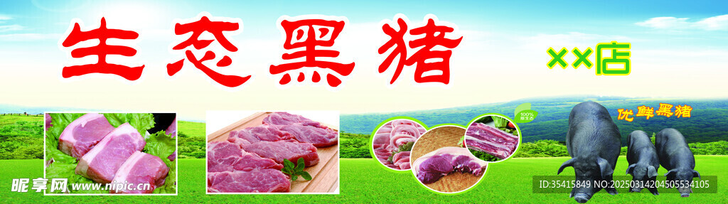 生态黑猪