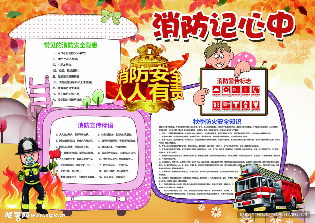 消防手抄报