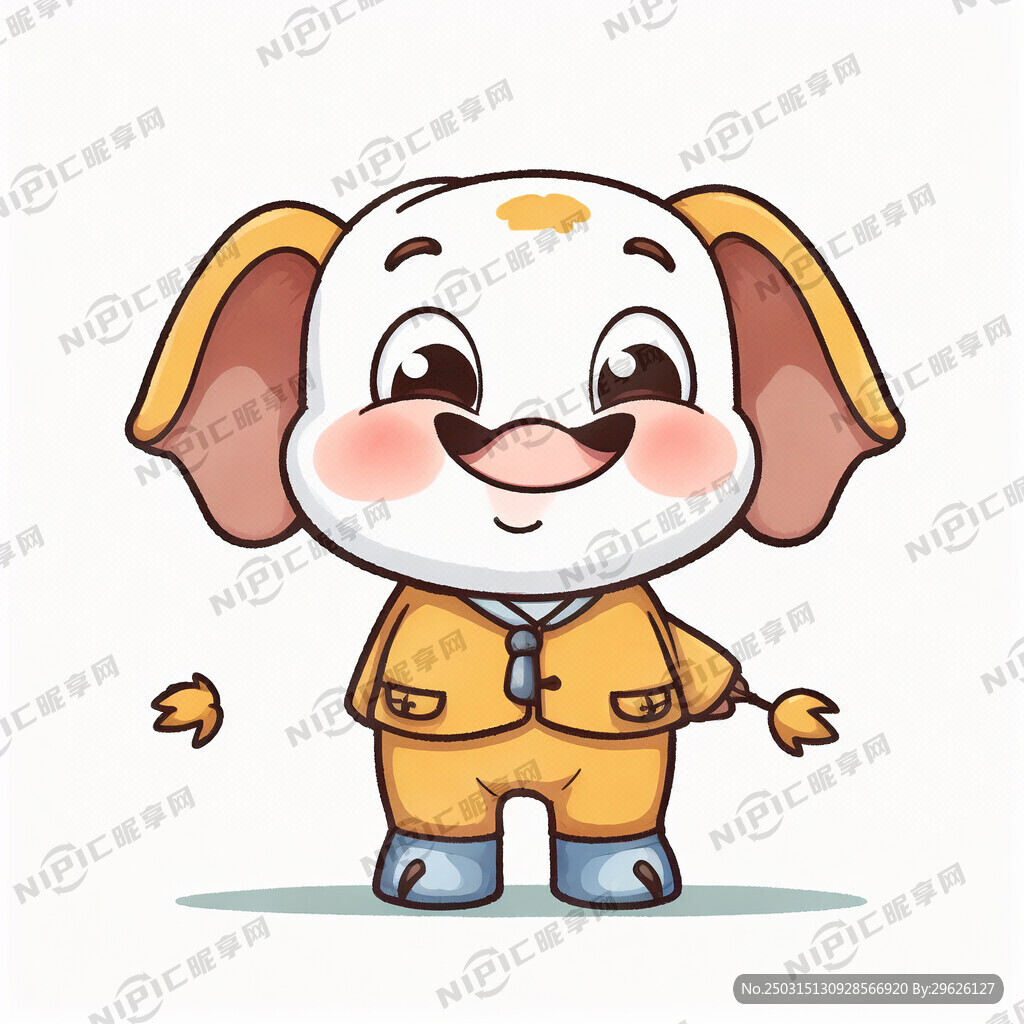卡通大象小新