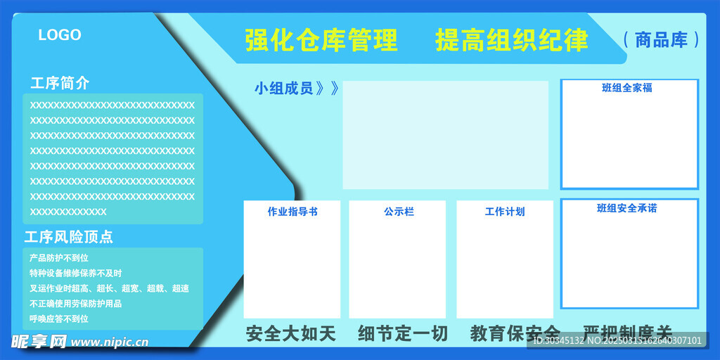 商品库管理展板