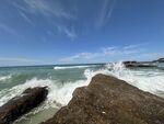 海浪海岩石