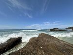 海浪海岩石