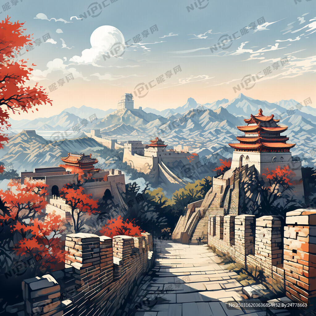 中国风景名胜区 北京嘉峪关长城